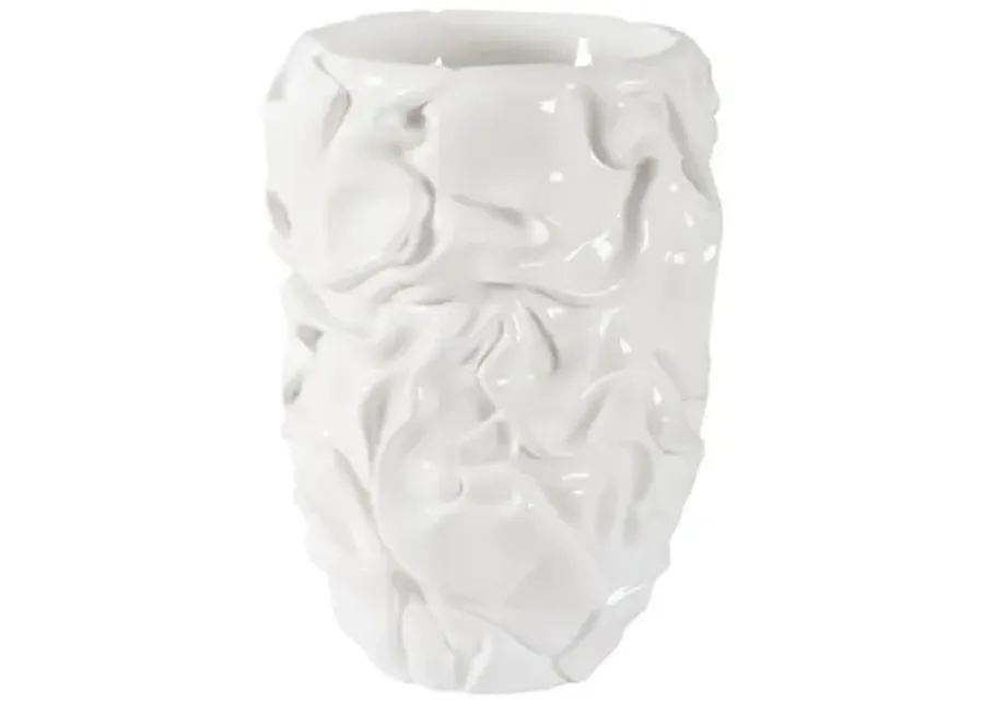 Drape Planter, Gel Coat White