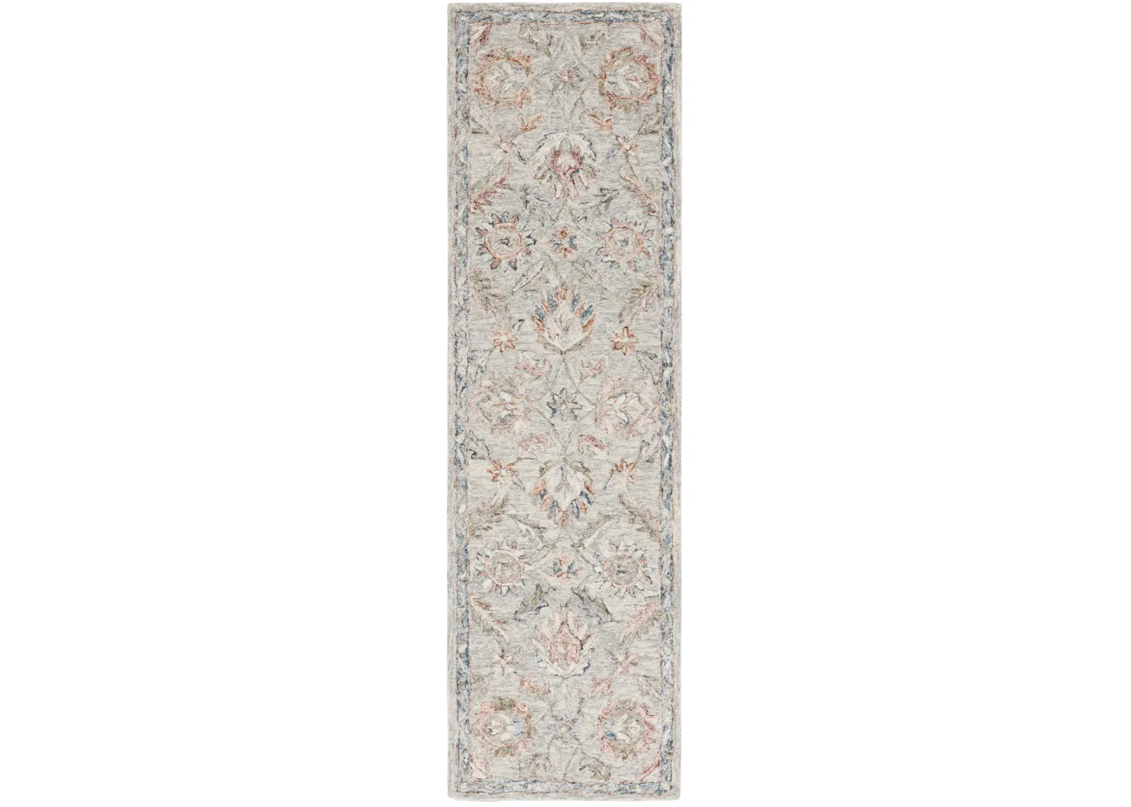 METRO 754 GREY  2'-3' x 8' Runner Rug