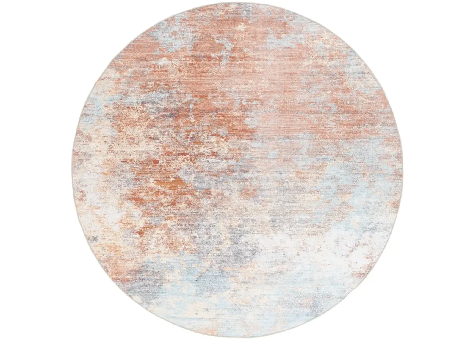 MALIBU 943 RUST  6' x 6' Round Round Rug