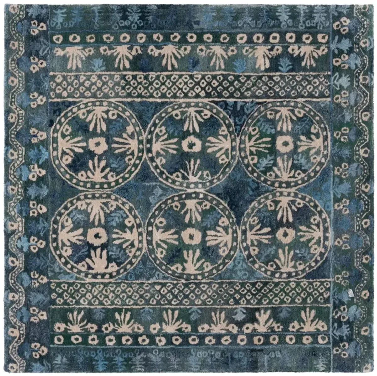 ANATOLIA 410 NAVY  6' x 6' Square Square Rug