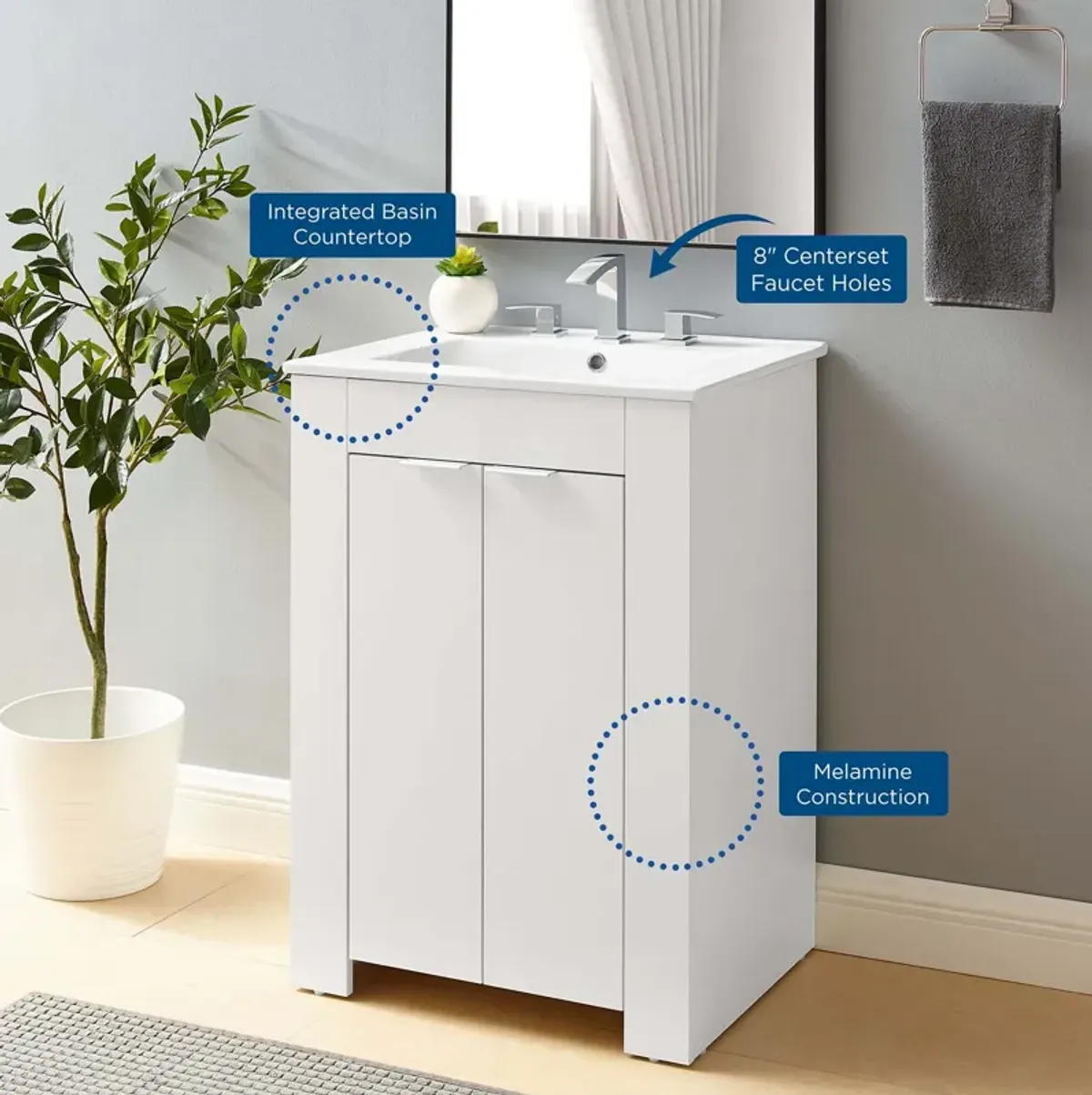 Maybelle 24" Bathroom Vanity