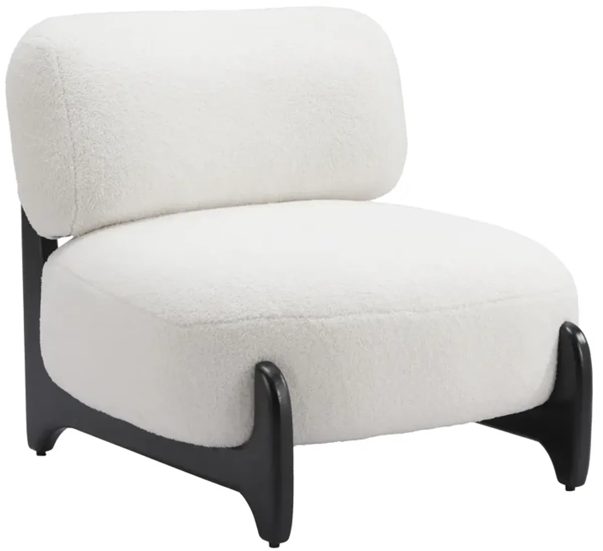 Bombo Accent Chair White