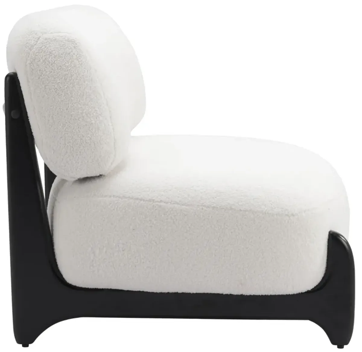 Bombo Accent Chair White