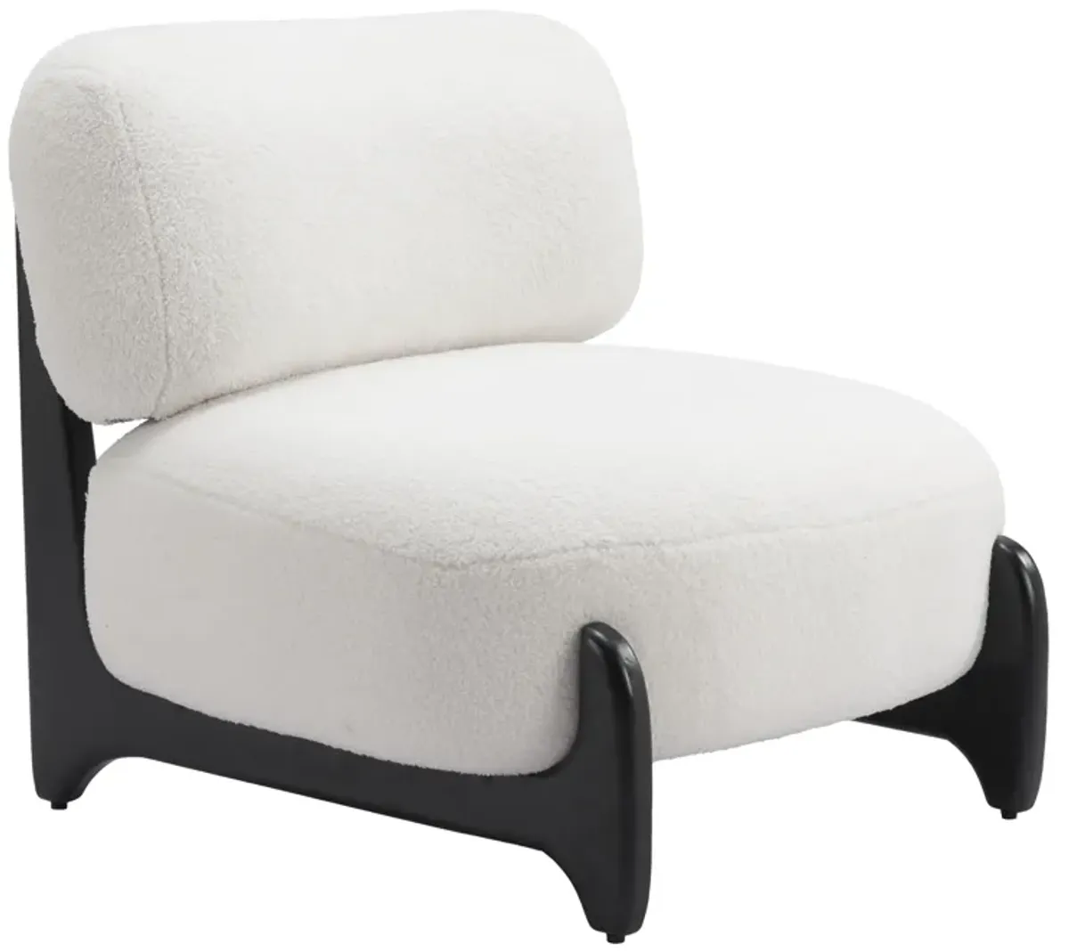 Bombo Accent Chair White