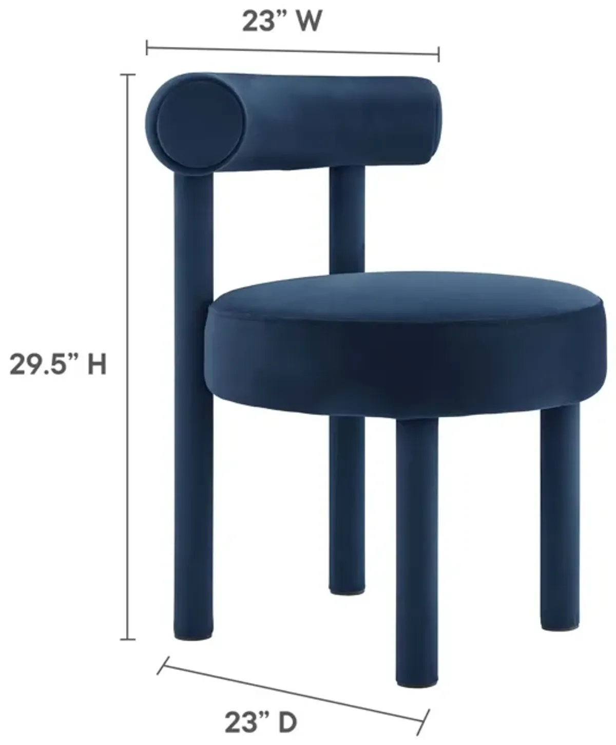 Toulouse Performance Velvet Dining Chair