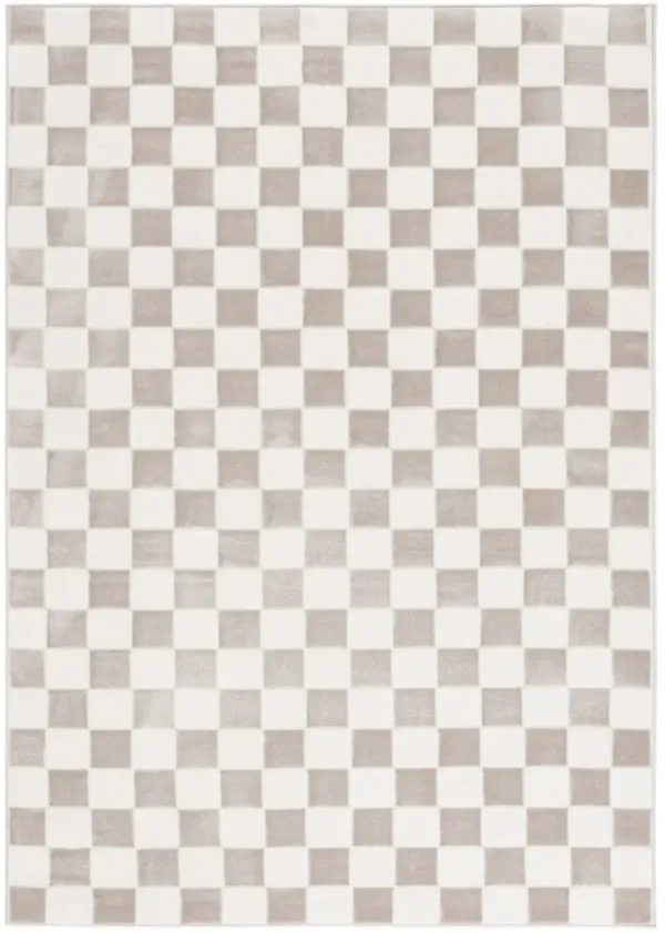 GROOVE 122 IVORY  5'-3' x 7'-6' Medium Rectangle Rug