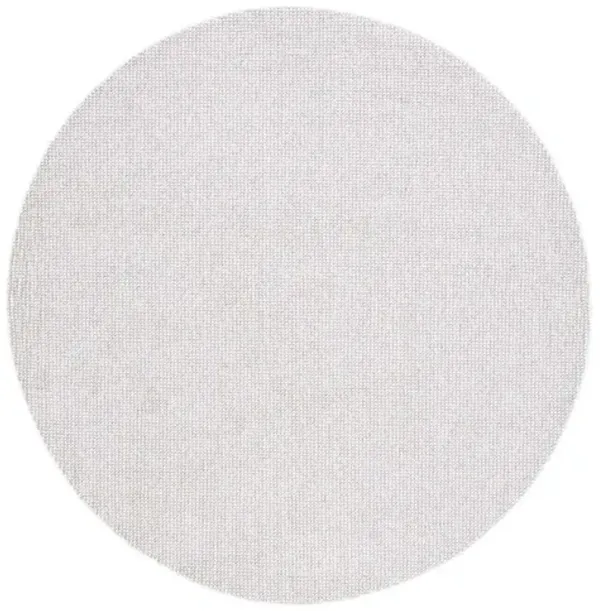 LOTUS 106 Grey 6'-7' X 6'-7' Round Round Rug