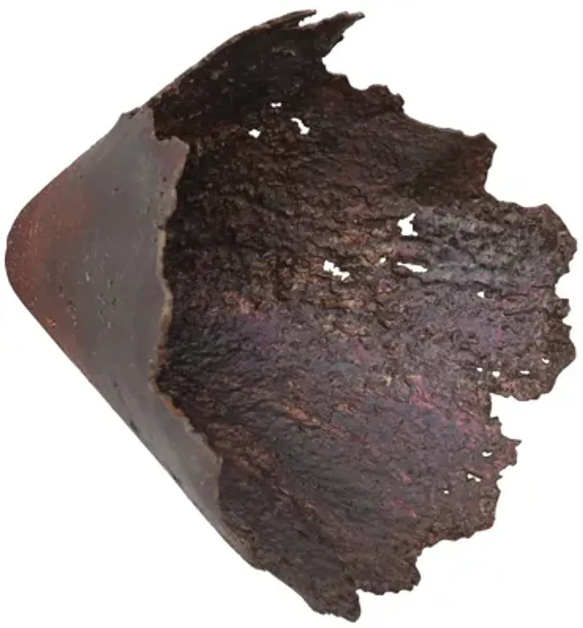 Jagged Splash Bowl Wall Art, Oxidized Copper Finish