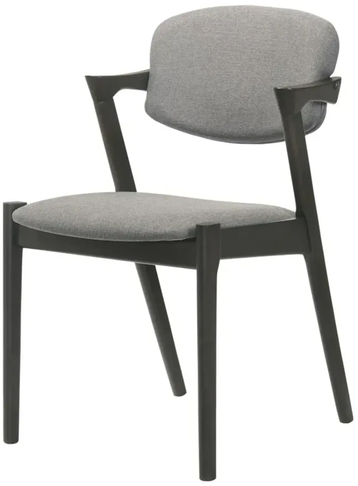 Achilles Upholstered Demi Arm Dining Side Chairs - Set of 2