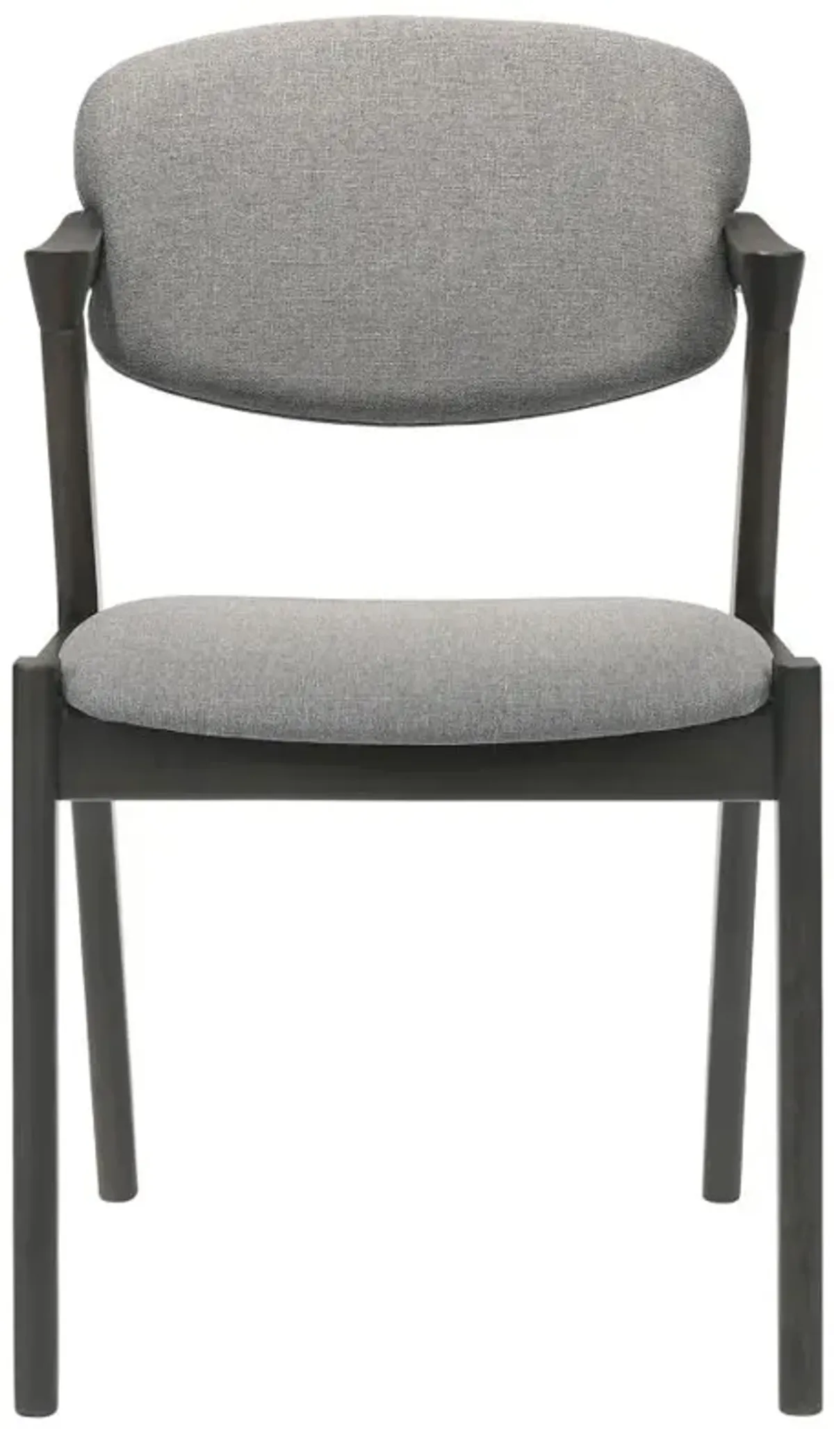 Achilles Upholstered Demi Arm Dining Side Chairs - Set of 2