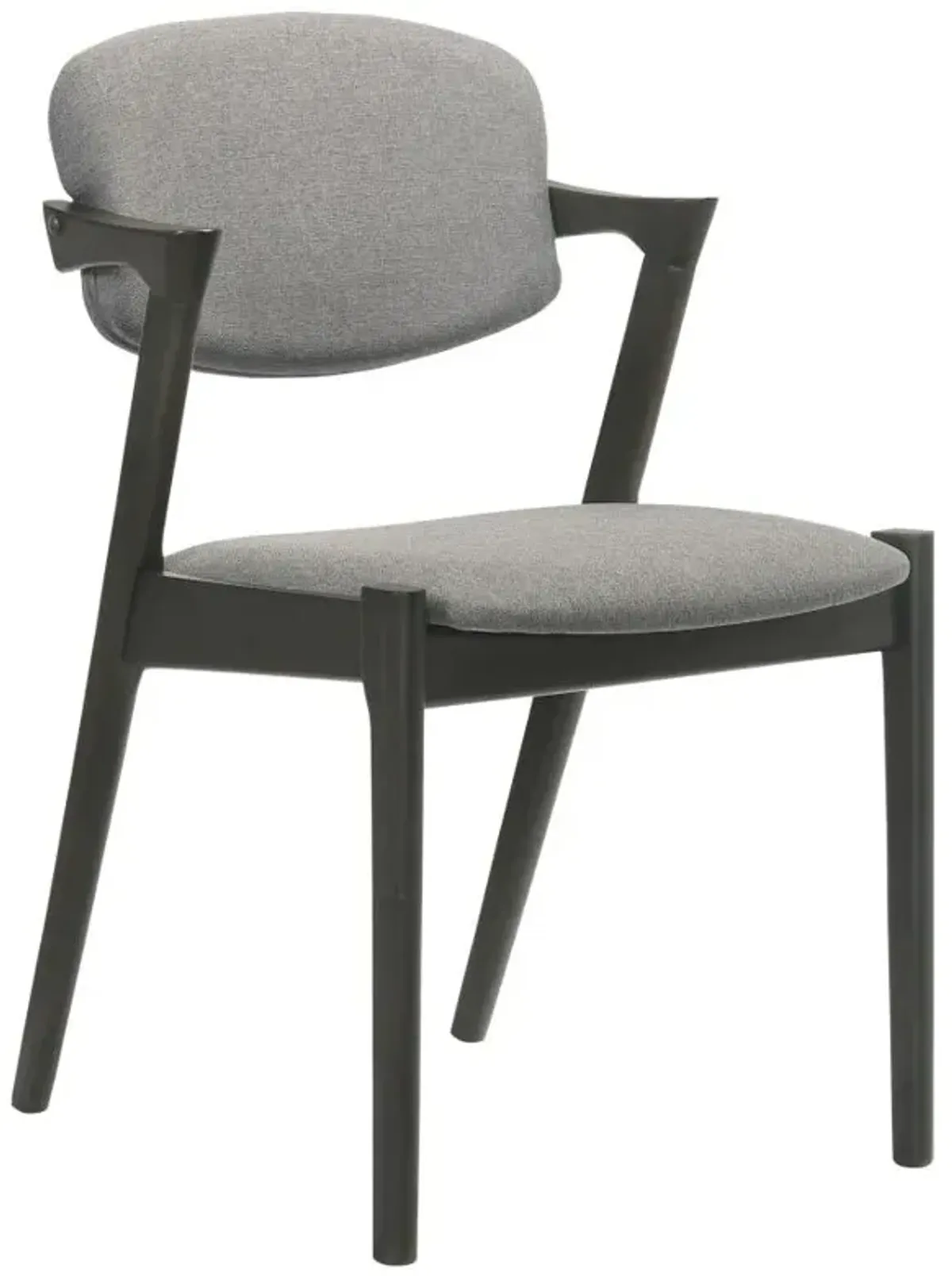 Achilles Upholstered Demi Arm Dining Side Chairs - Set of 2