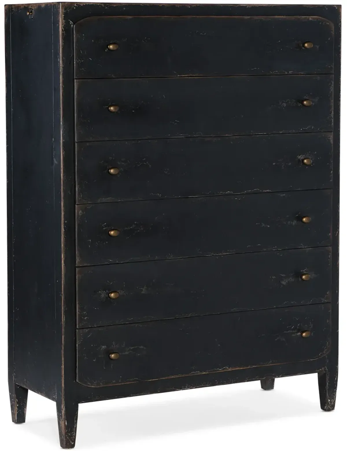 Ciao Bella Six-Drawer Chest- Black