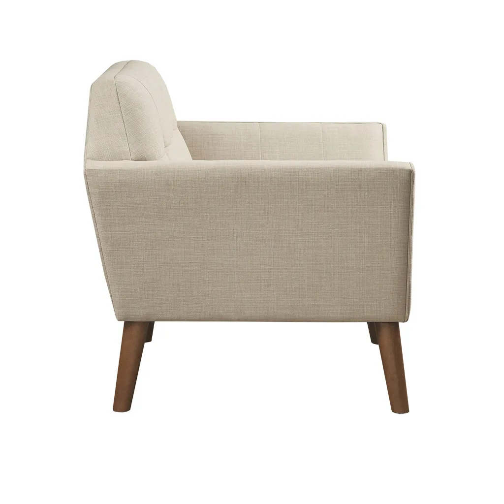 INK+IVY Newport Beige Lounge Chair