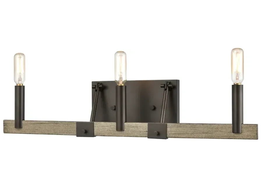 Transitions 22" Wide 3-Light Vanity Light - Oil Rubbed Bronze