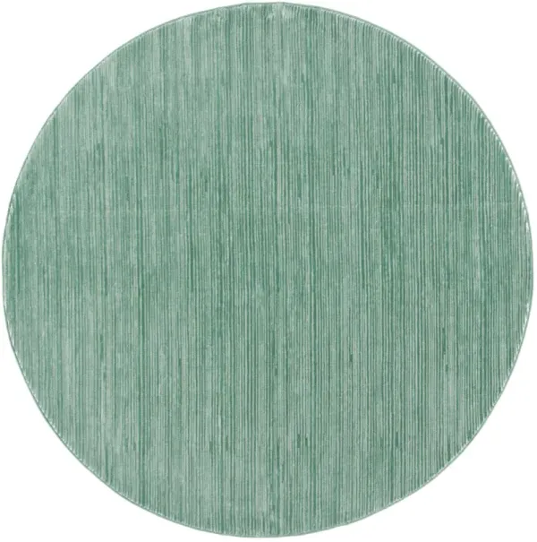 VISION 606 LIGHT GREEN 5' x 5' Round Round Rug