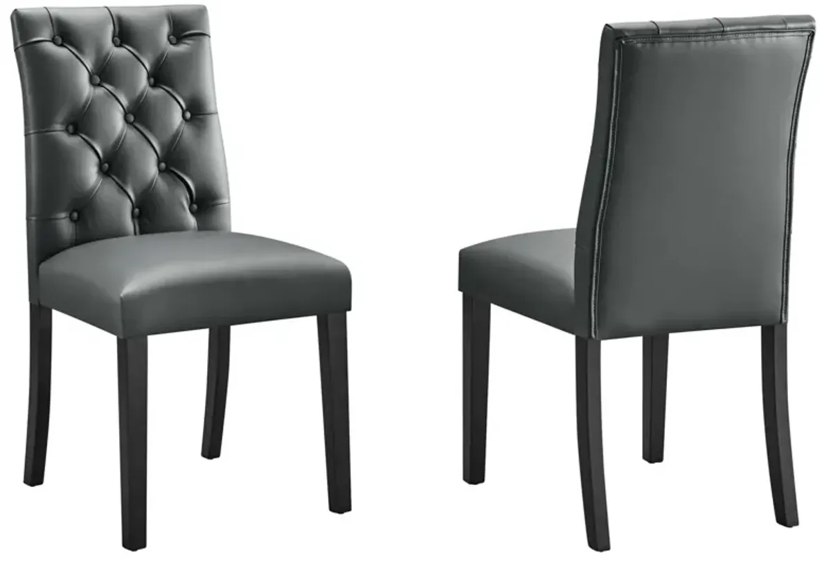 Duchess Dining Chair Vinyl Set of 2