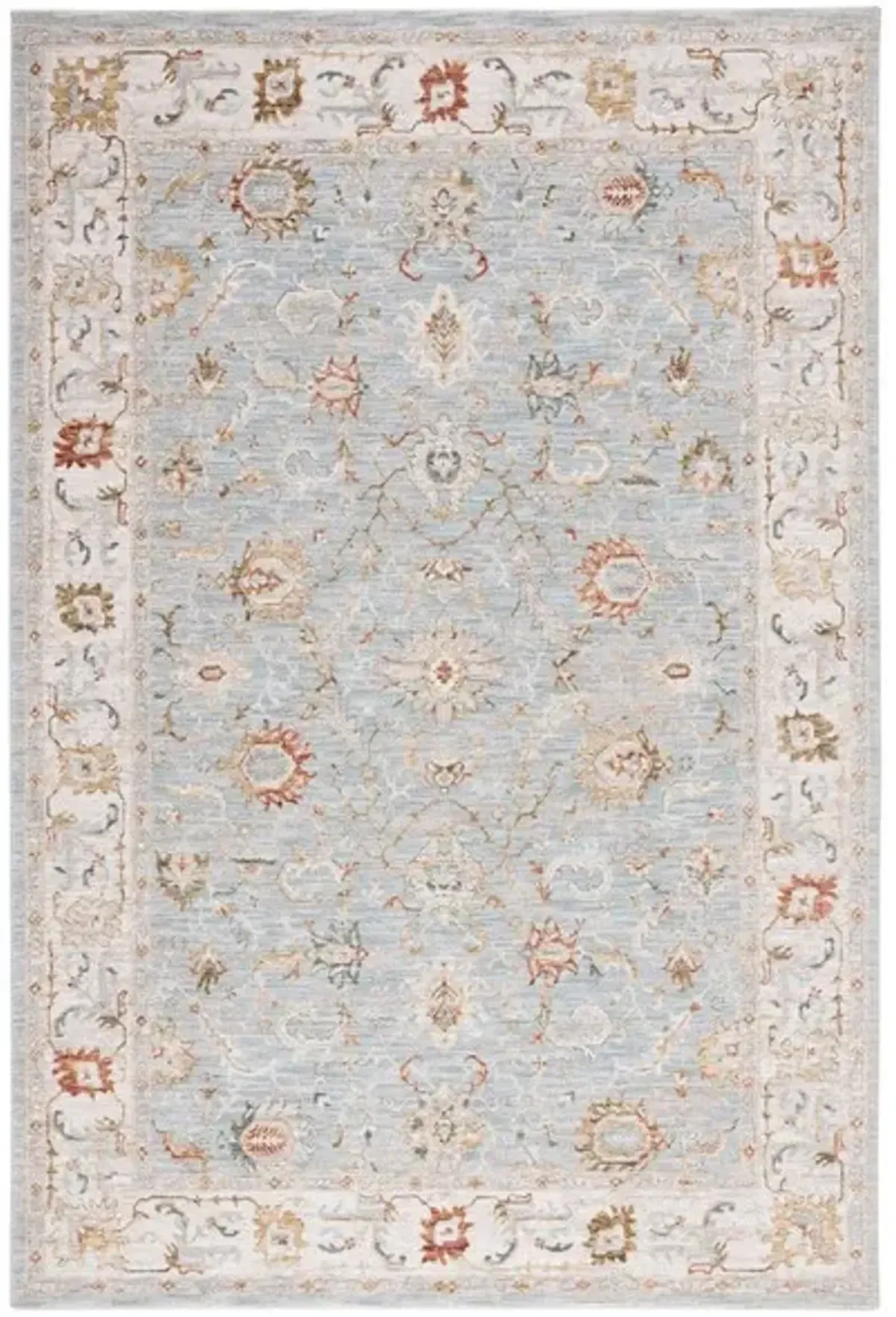 HAMILTON 102 Blue 9' X 12' Large Rectangle Rug