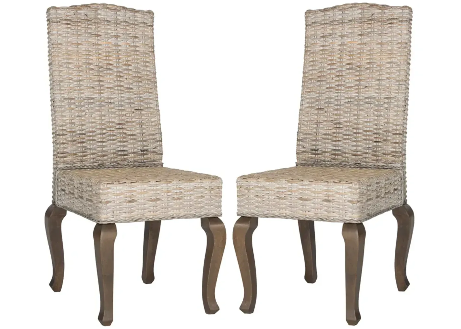 MILOS 18''H WICKER DINING CHAIR - Set of 2