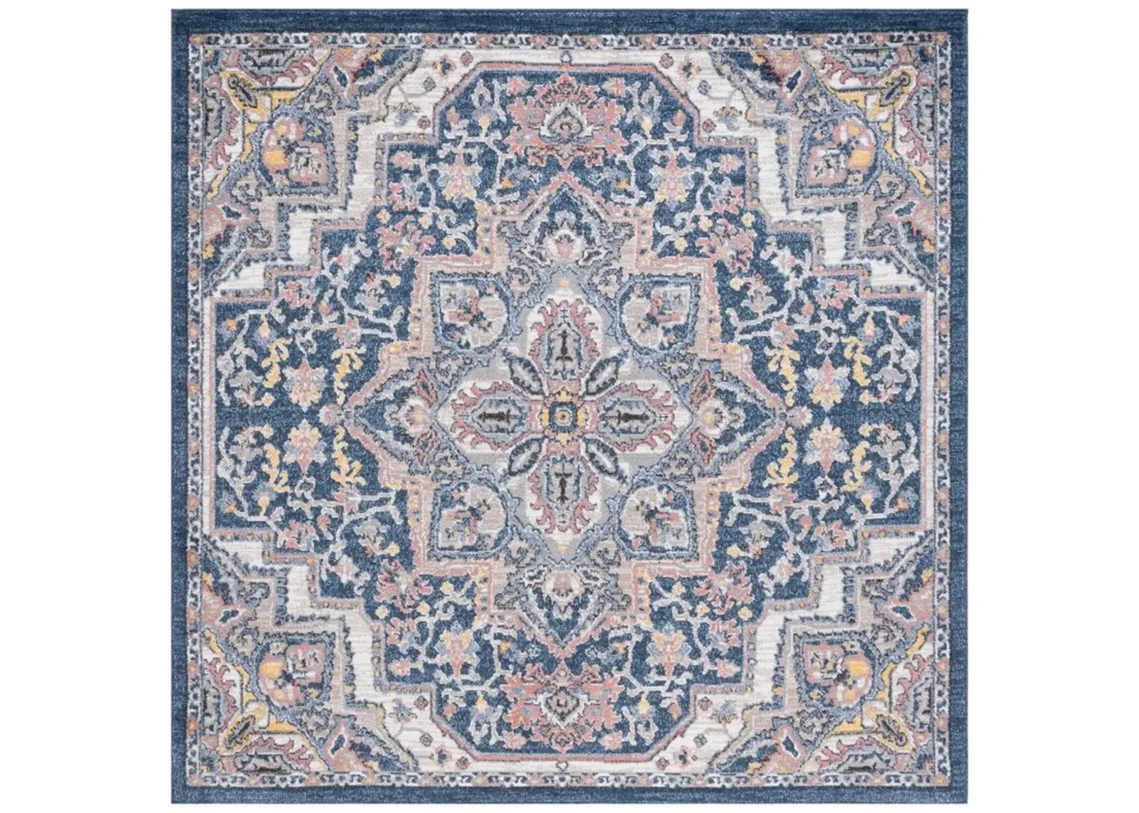 ASTORIA 400 Blue 6'-7' X 6'-7' Square Square Rug