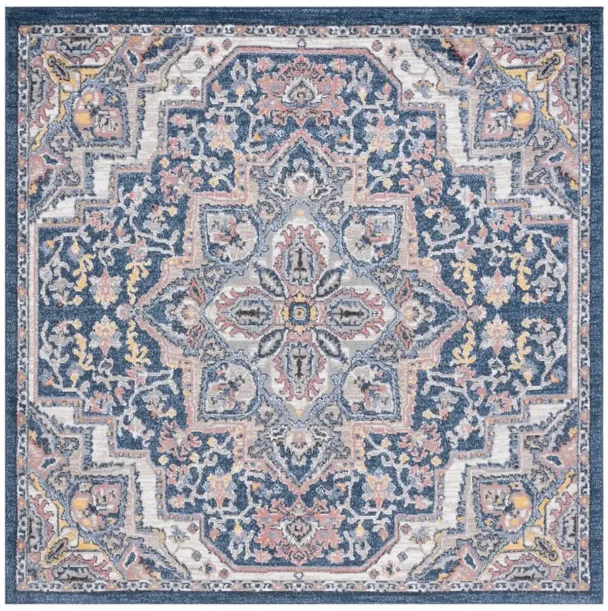 ASTORIA 400 Blue 6'-7' X 6'-7' Square Square Rug