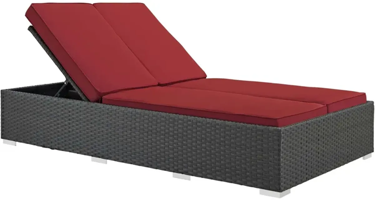 Sojourn Outdoor Patio Sunbrella® Double Chaise