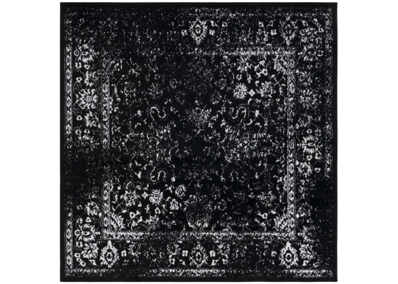 ADIRONDACK 109 BLACK  8' x 8' Square Square Rug