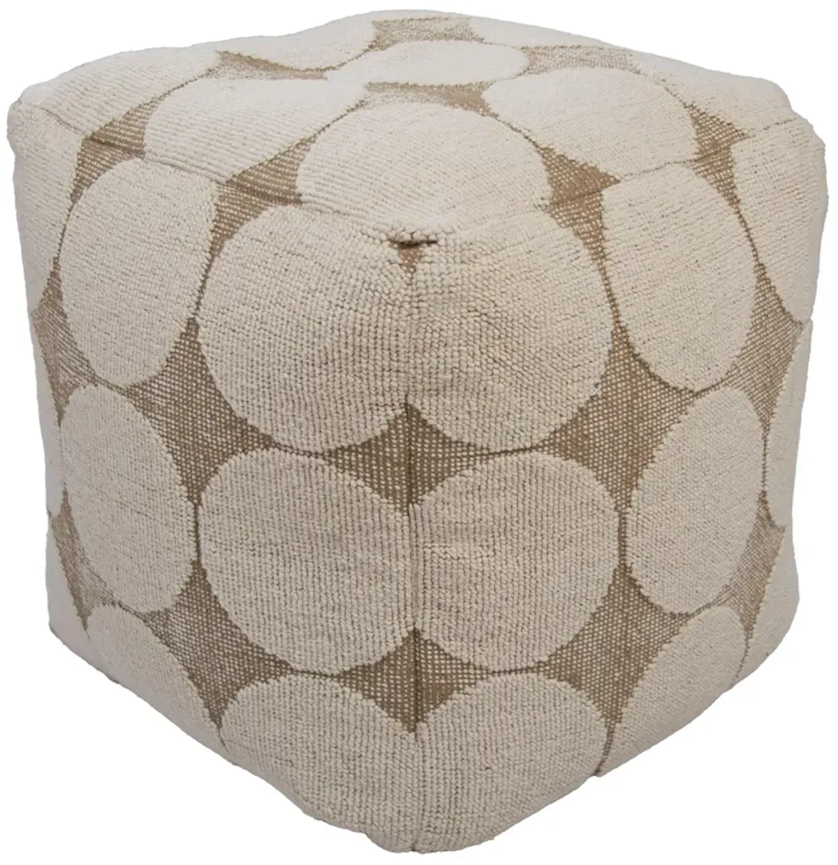 TRANSITIONAL  NATURAL  Pouf