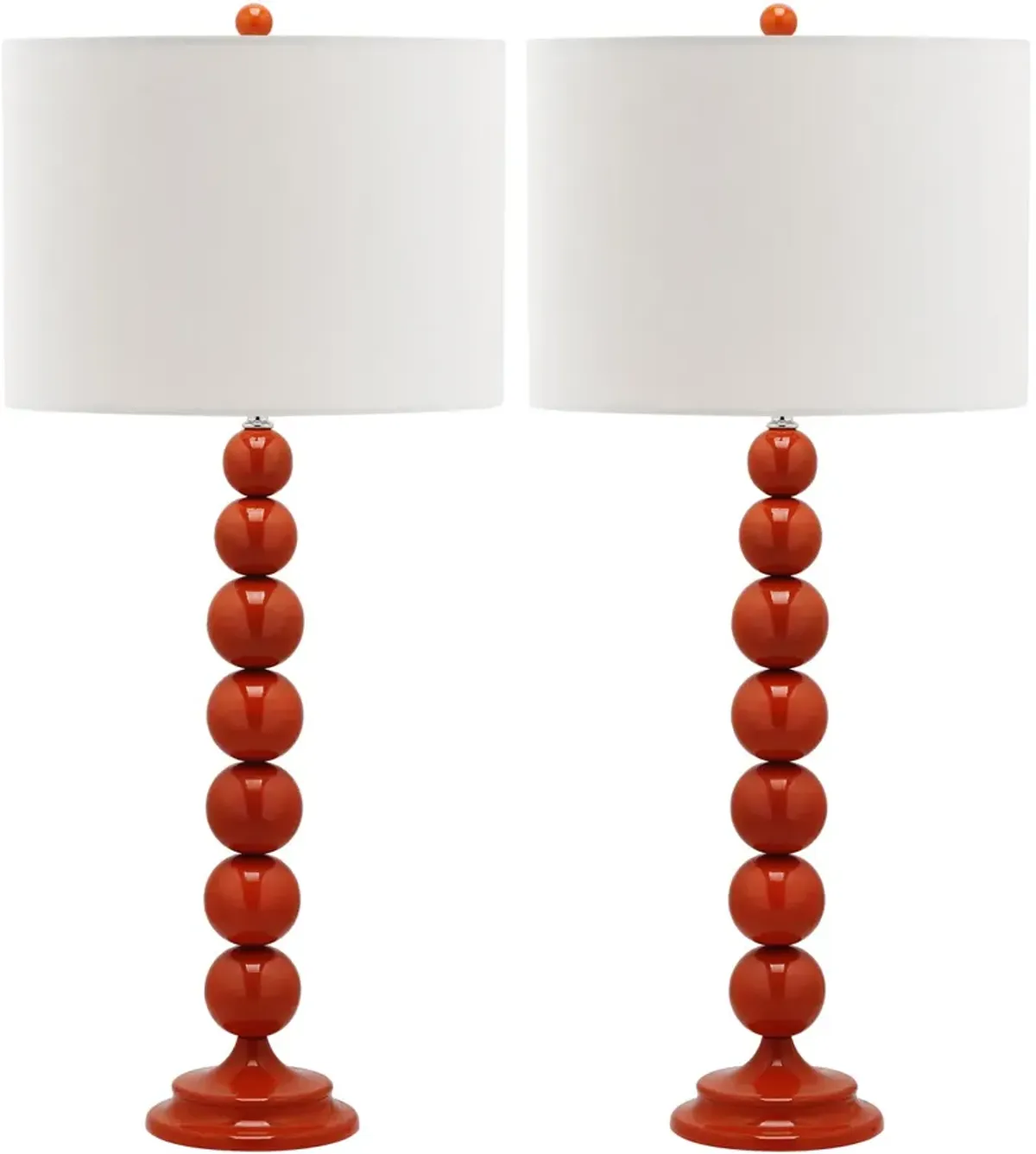 Jenna 31.5-Inch H Stacked Ball Lamp - Set of 2