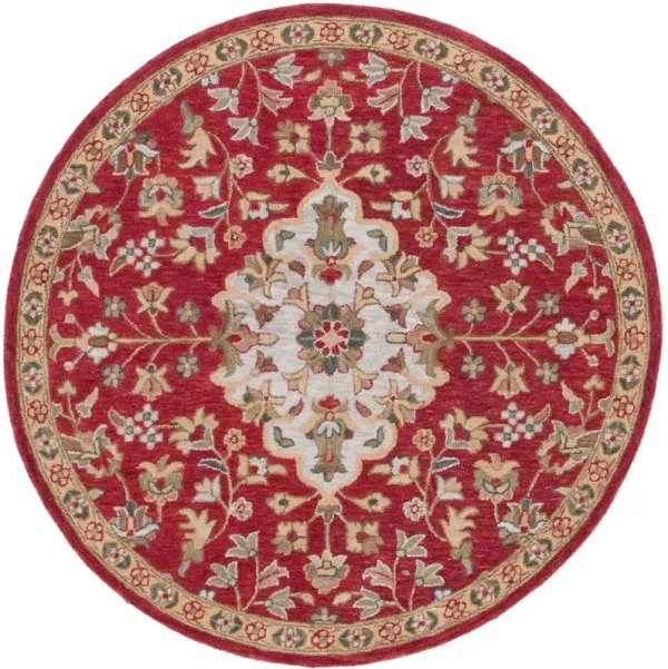 BLOSSOM Hand Tufted 6' x 6' Round area rug