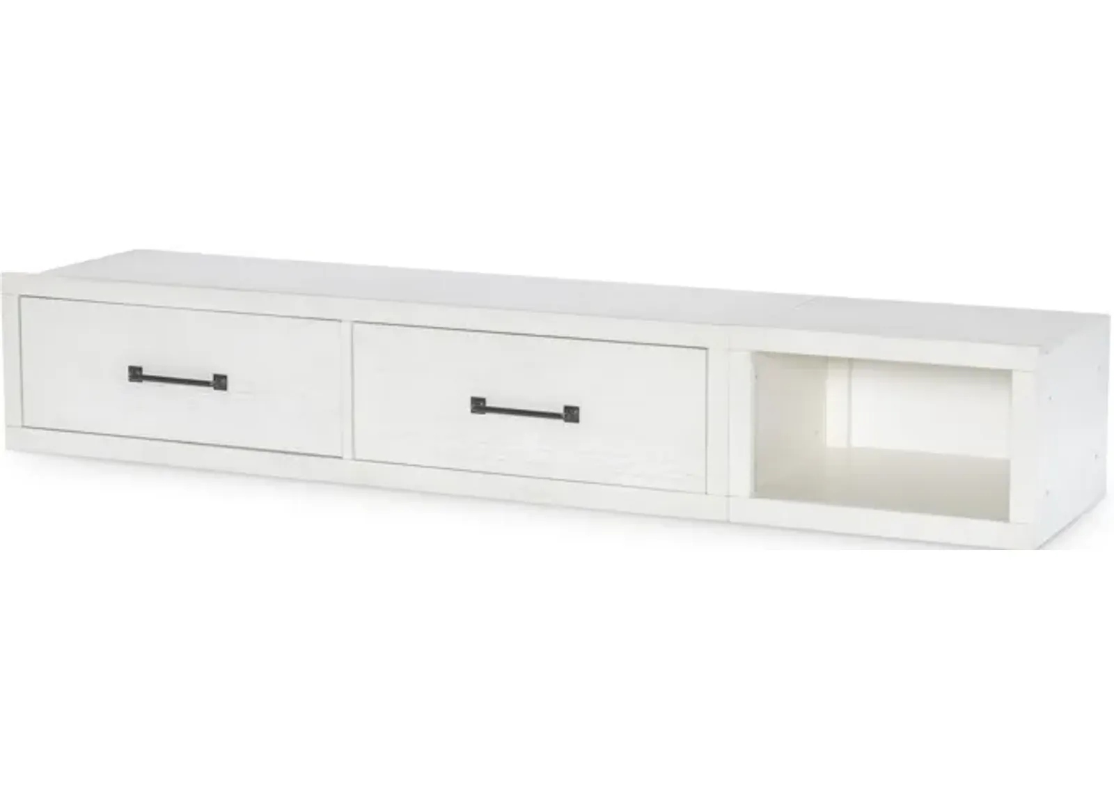 Flatiron White Underbed Storage Unit White Finish