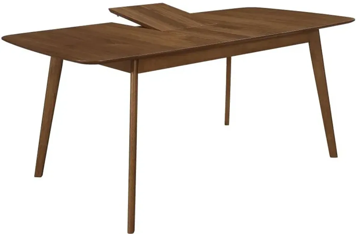 Adelina Butterfly Leaf Dining Table Natural Walnut