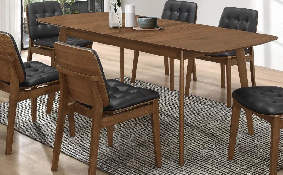 Adelina Butterfly Leaf Dining Table Natural Walnut