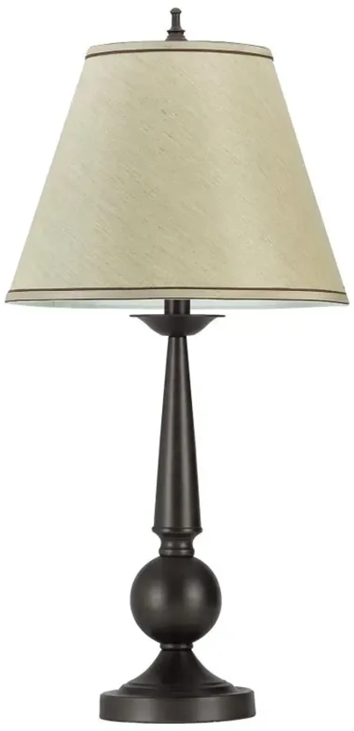 Ochanko Cone shade Table Lamps Bronze and Beige (Set of 2)