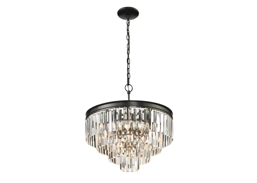 Palacial 20" Wide 5-Light Chandelier - Oil Rubbed Bronze