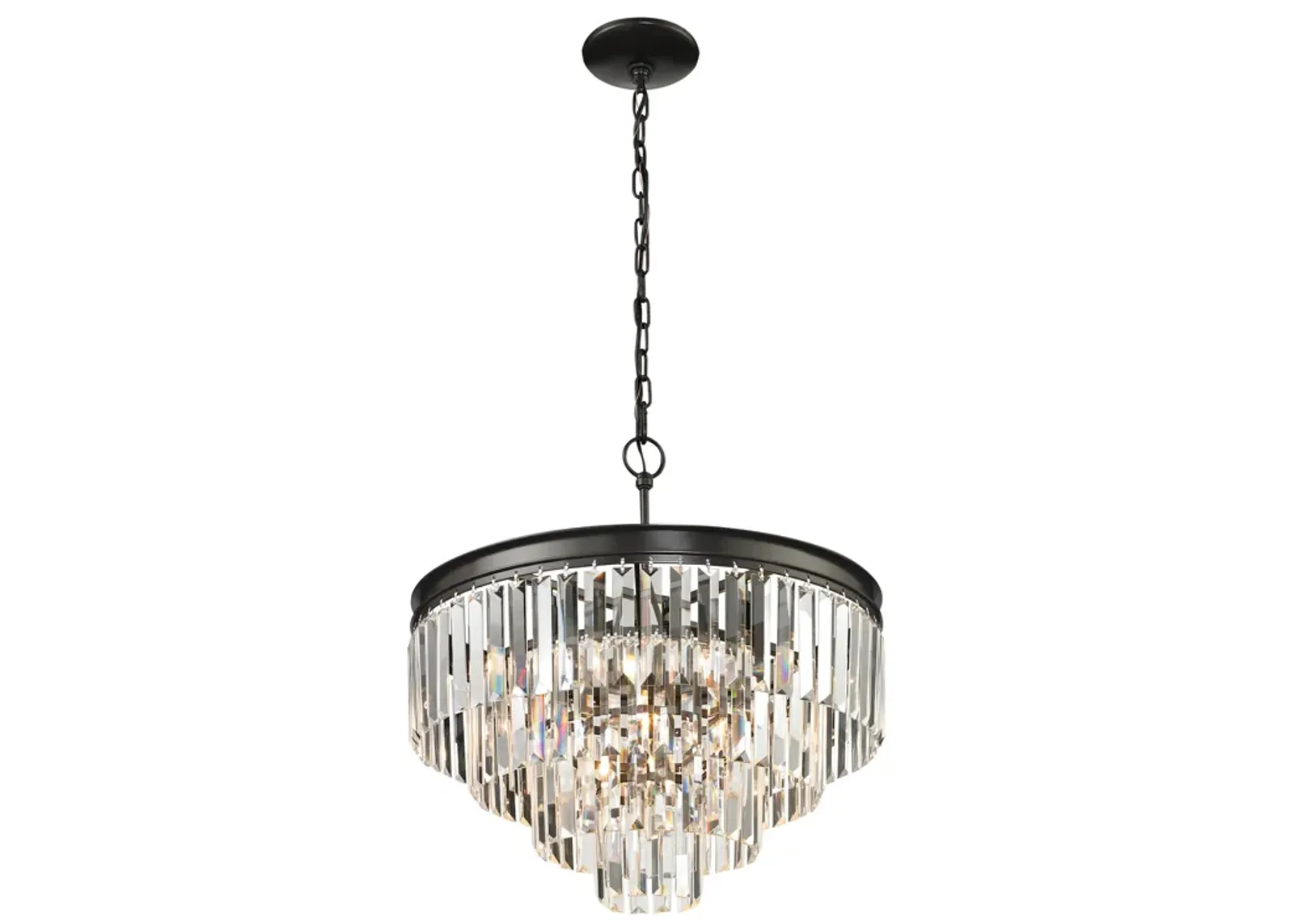 Palacial 20" Wide 5-Light Chandelier - Oil Rubbed Bronze