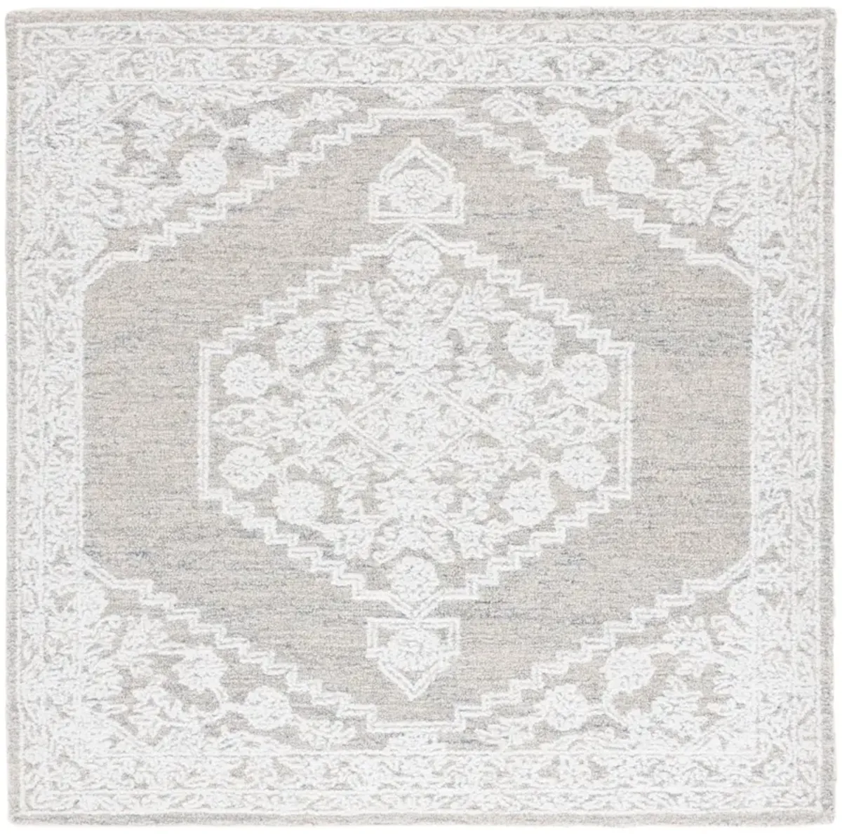 EBONY 213 IVORY  6' x 6' Square Square Rug