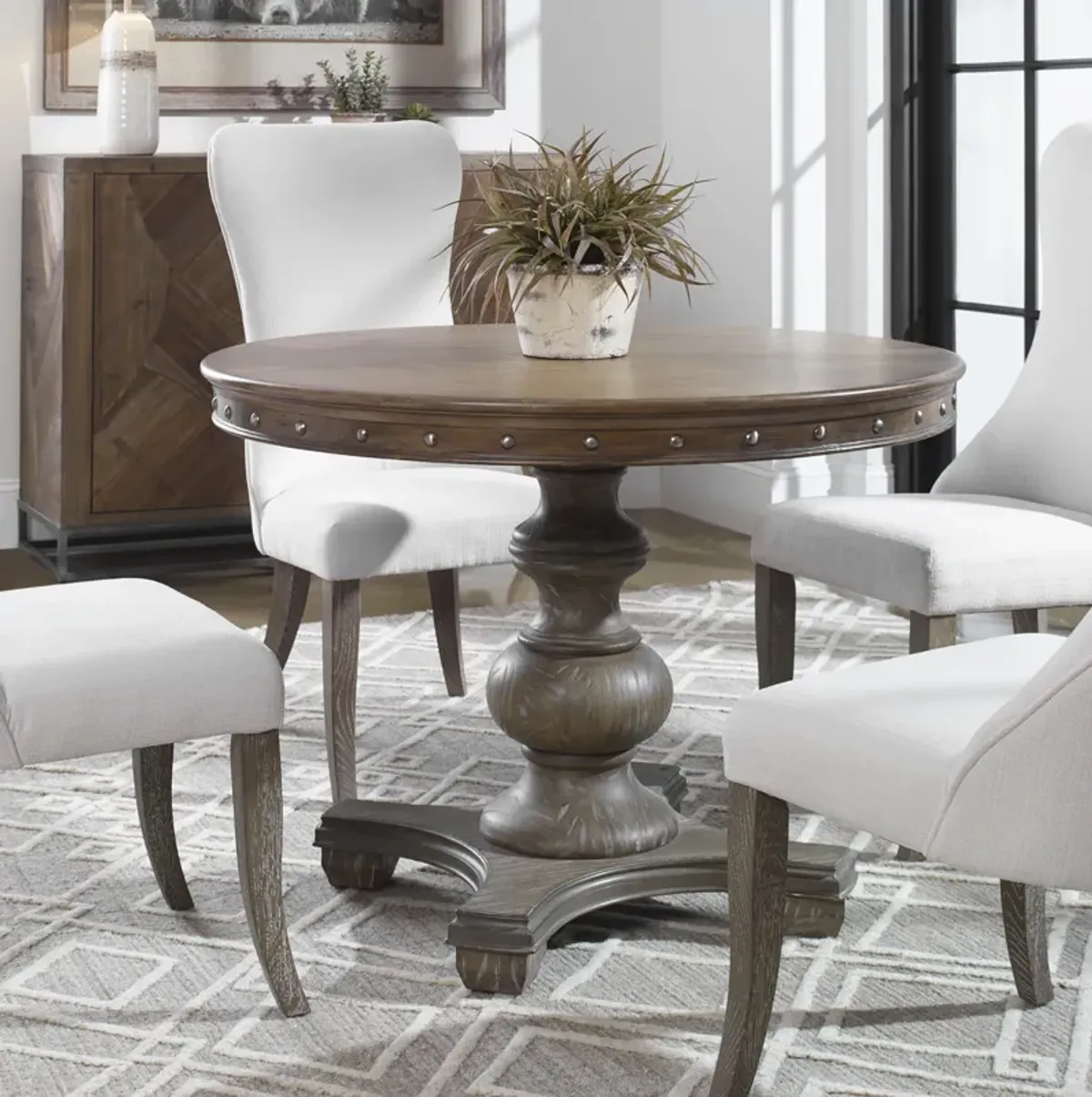 Sylvana Wood Round Table