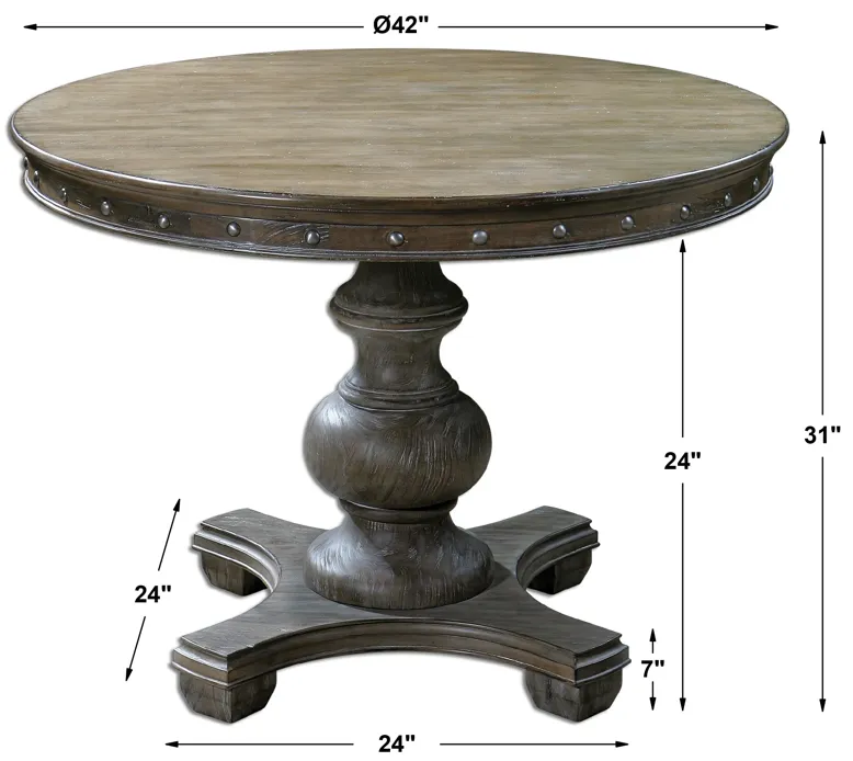 Sylvana Wood Round Table