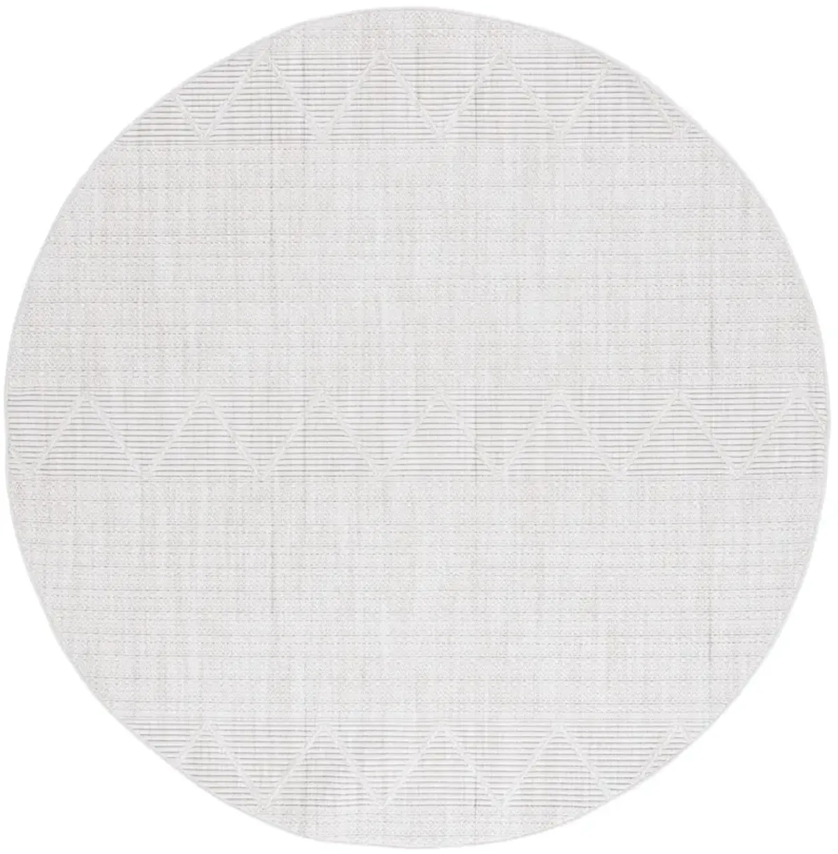 MSR1906 SERENITY IVORY 6'-7' x 6'-7' Round Round Rug