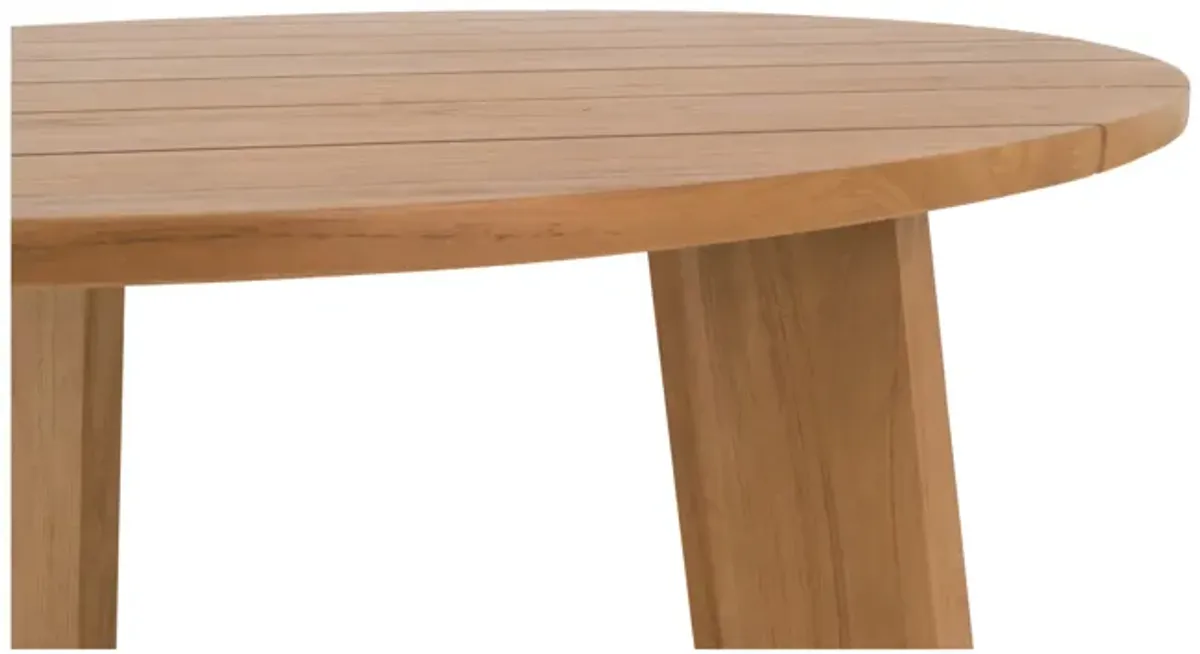 Delta Round Outdoor Dining Table Natural