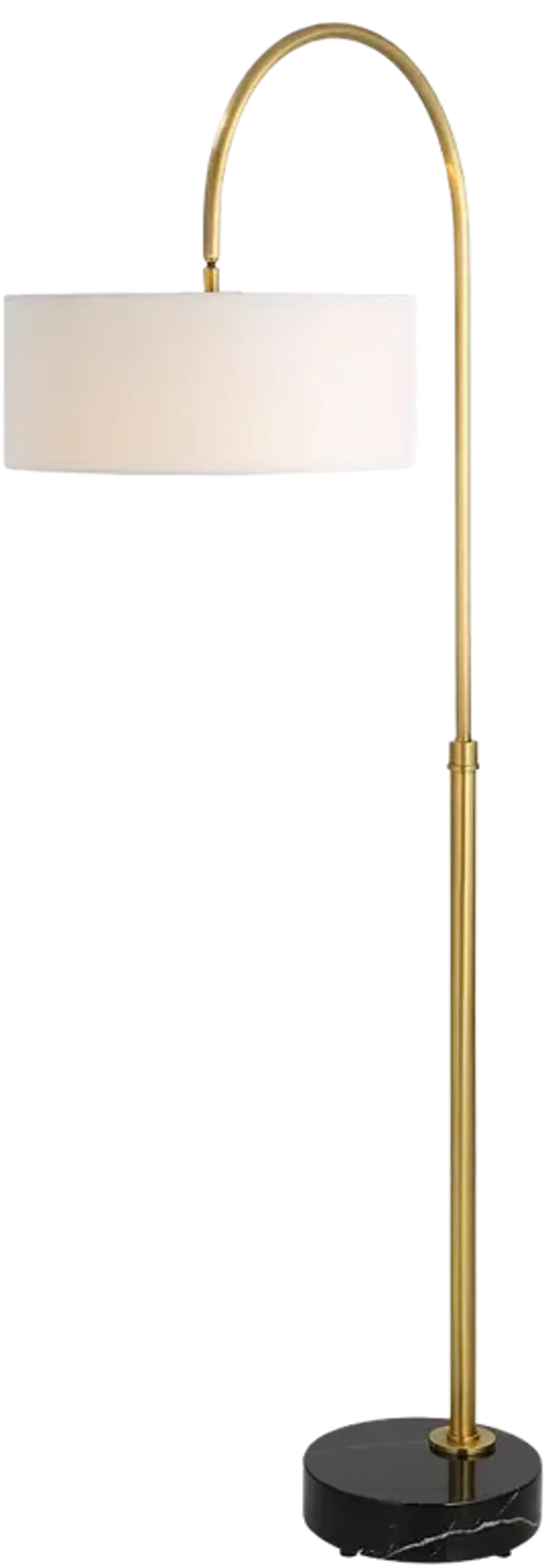 Huxford Brass Arch Floor Lamp