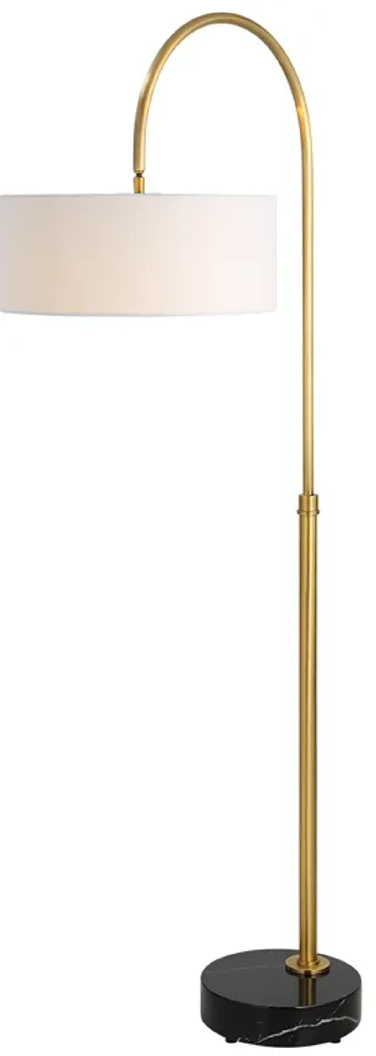 Huxford Brass Arch Floor Lamp