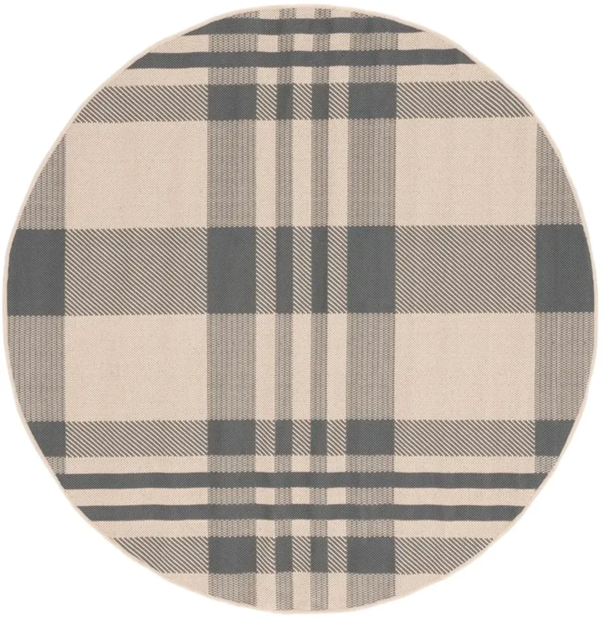 COURTYARD 6201 GREY  2'-7' x 2'-7' Round Round Rug