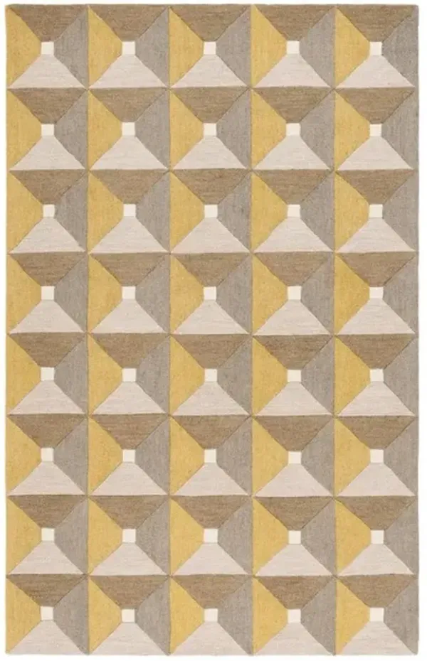 GENRE 104 Grey  8' X 10' Large Rectangle Rug