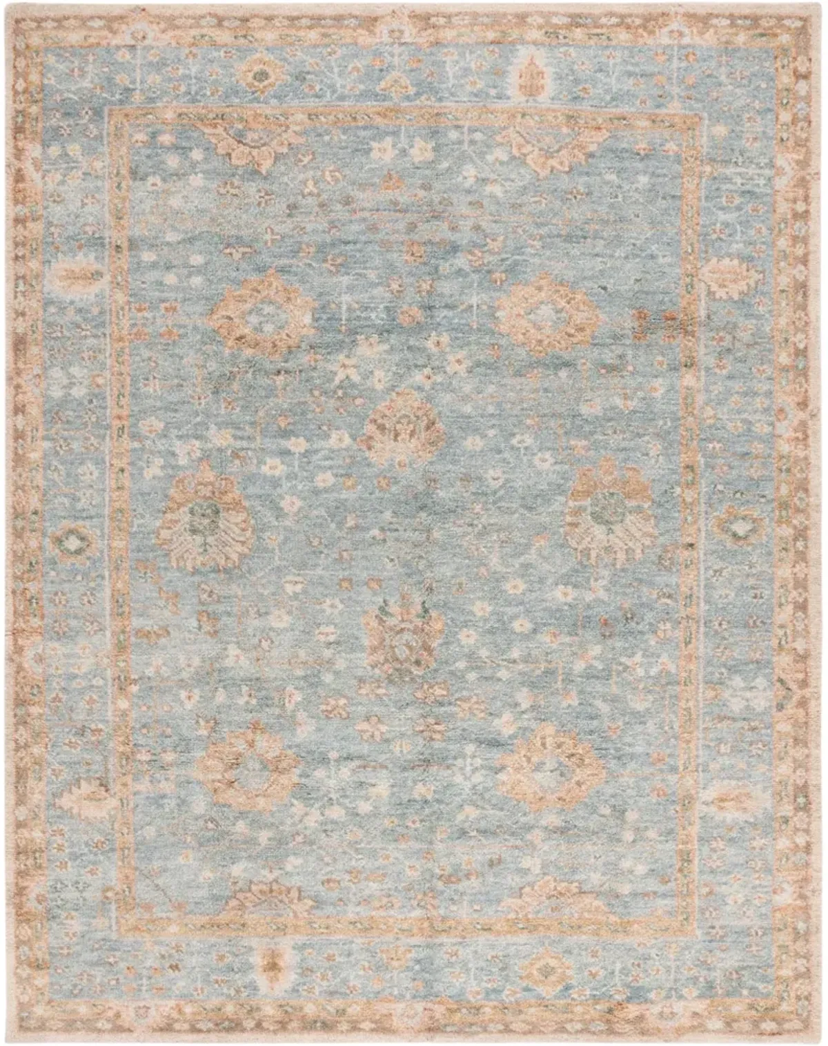 SAMARKAND 131 LIGHT BLUE  6' x 9' Medium Rectangle Rug