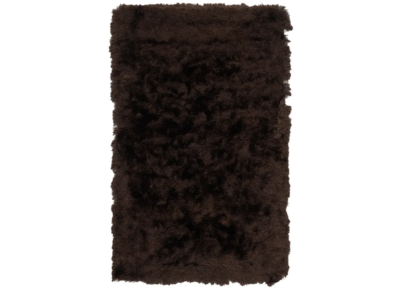 PARIS SHAG Brown 2' X 3' Accent Rug