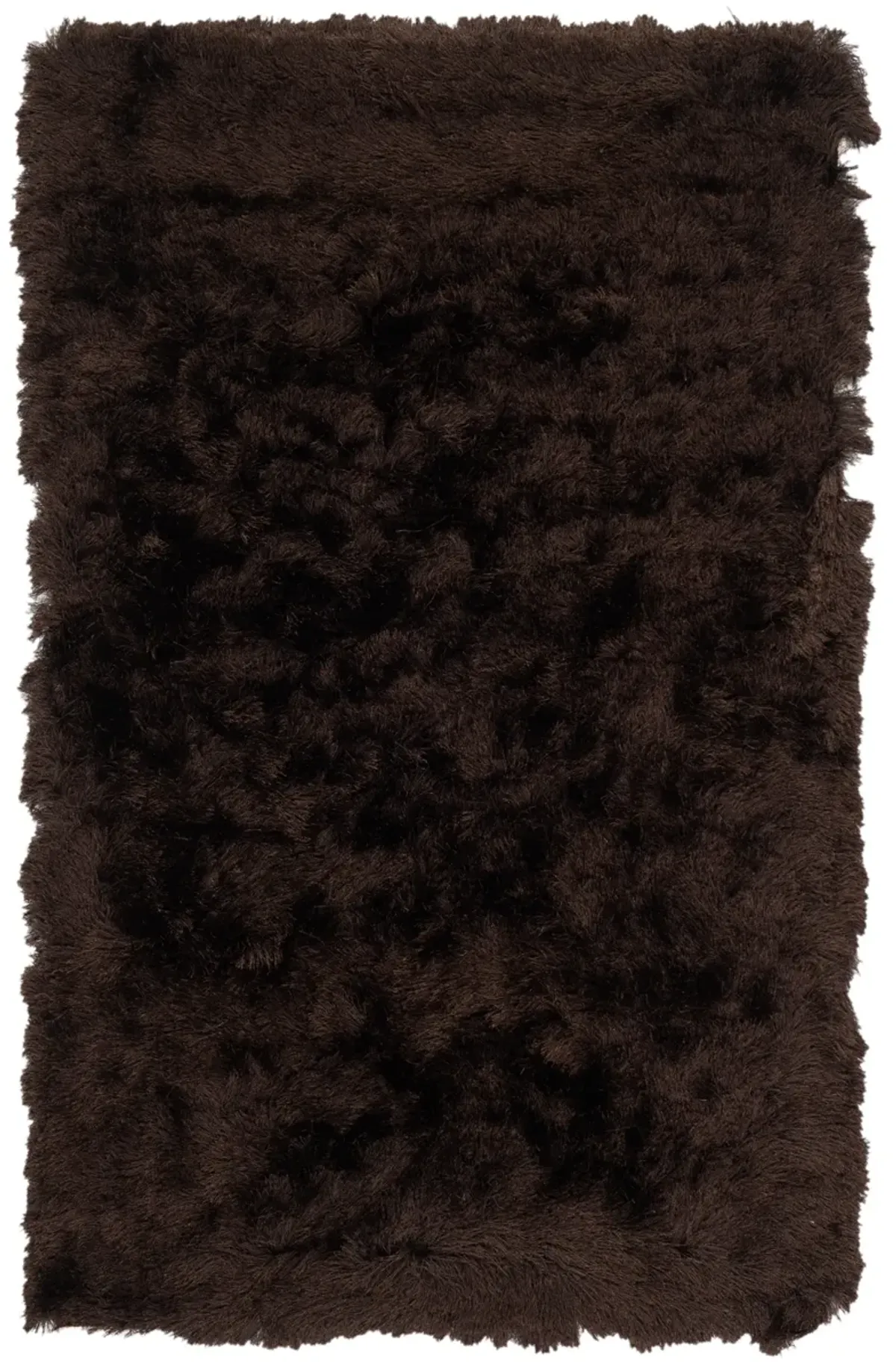 PARIS SHAG Brown 2' X 3' Accent Rug