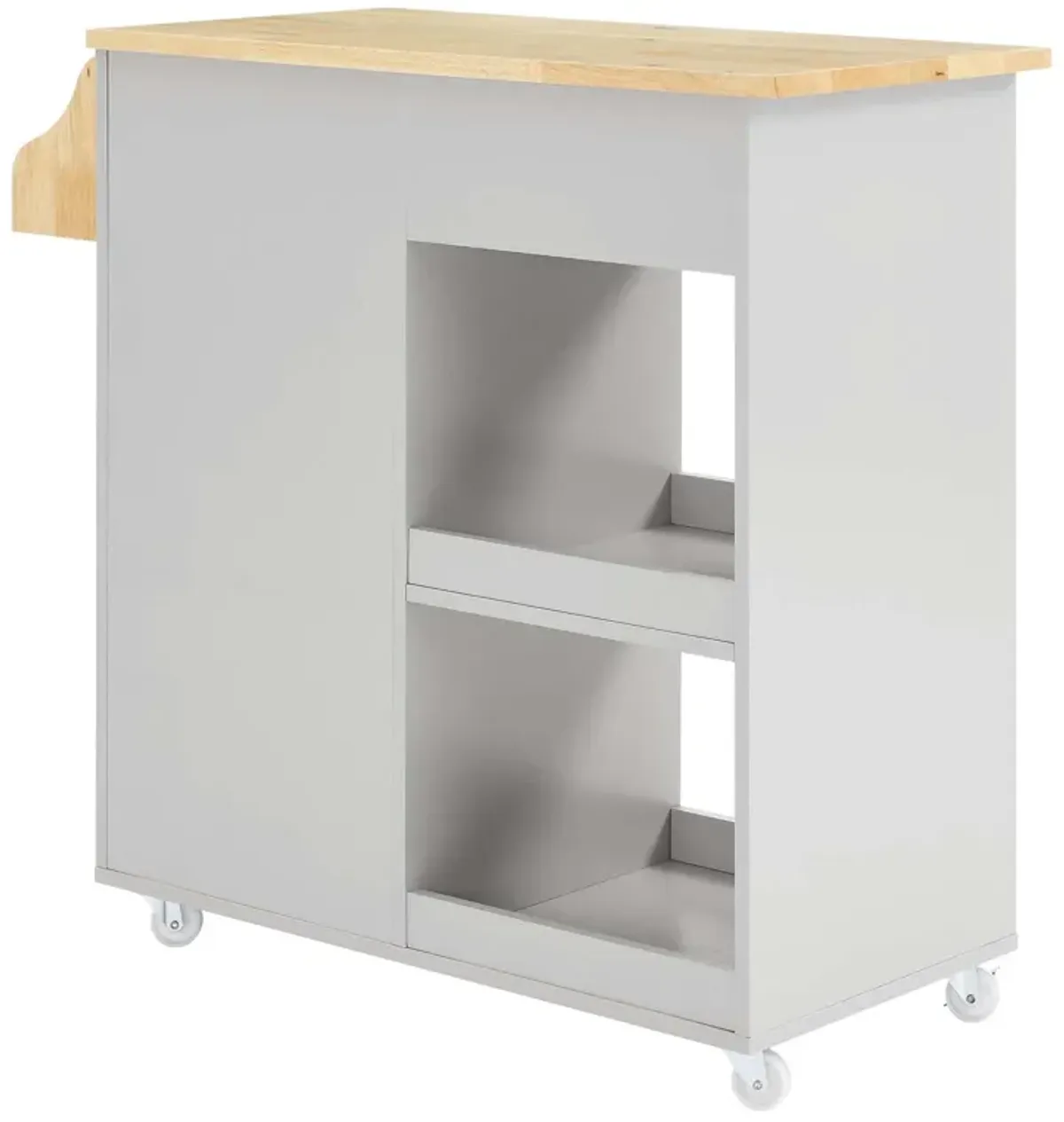 Culinary Kitchen Cart With Spice Rack