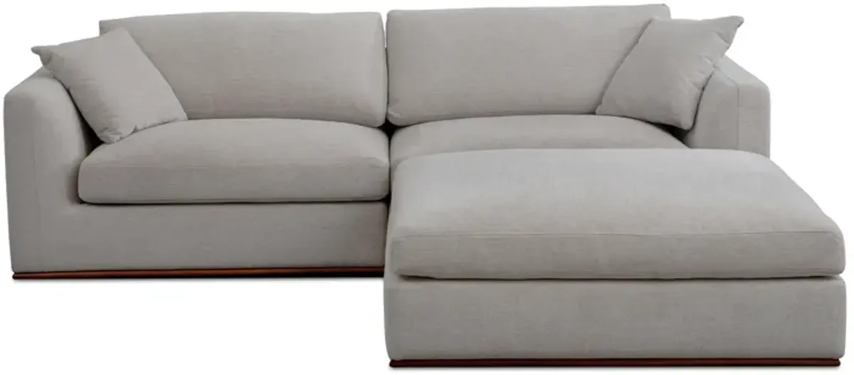 Rue Nook Modular Sectional Flecked Grey