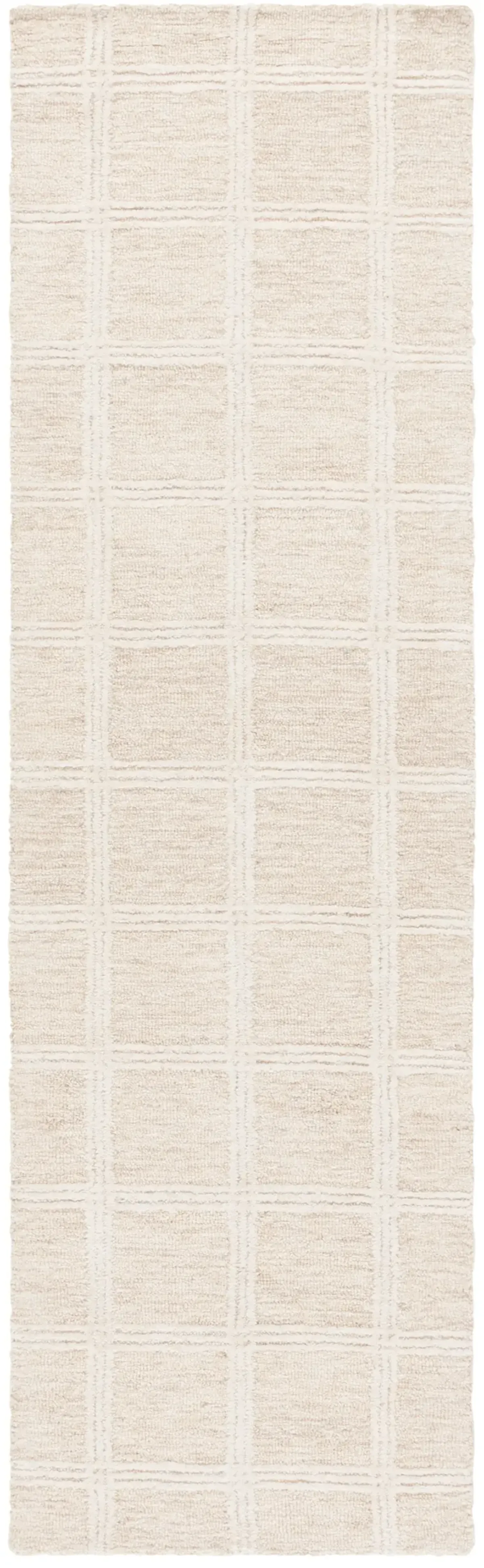 PINE 103 BEIGE  2'-3' x 8' Runner Rug